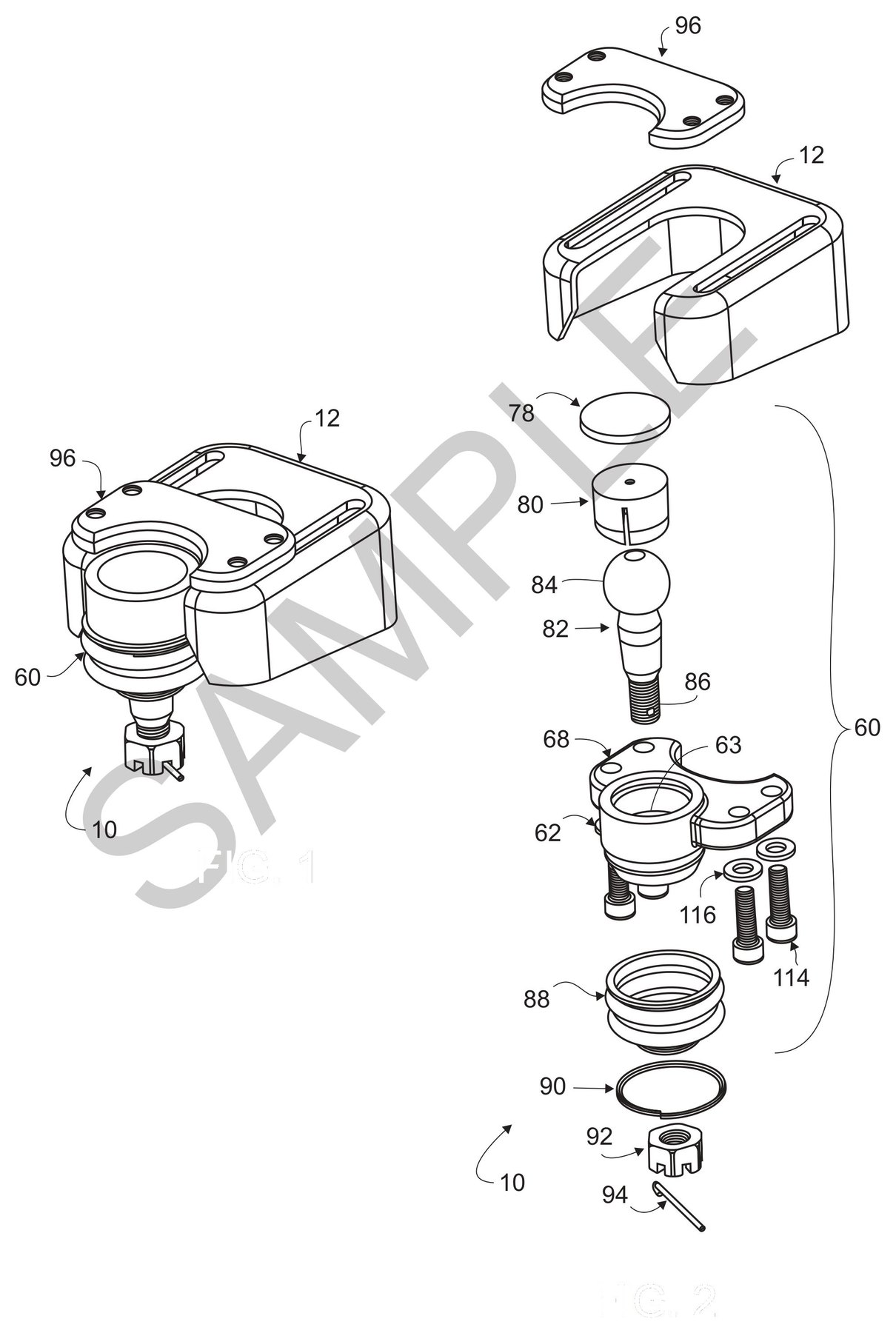 utility patent drawing sample 8